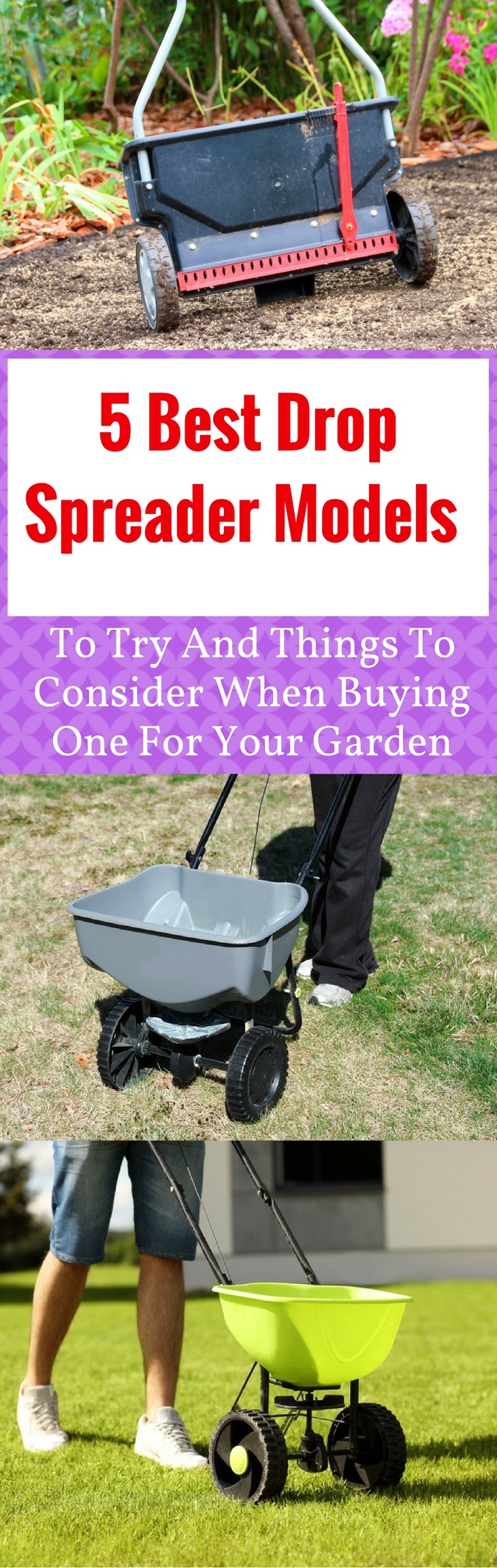 5 Best Drop Spreader Models To Try And Things To Consider When Buying One For Your Garden - pin it