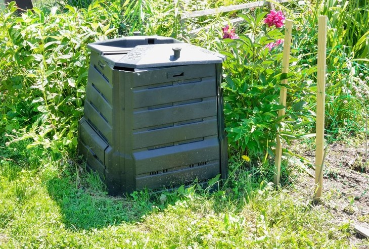 Compost bins are perfect for backyard composting