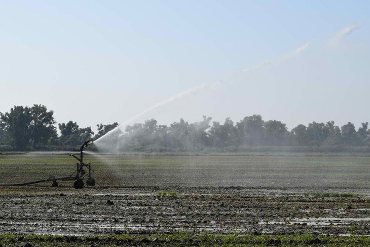 Other variations of traveling sprinklers can also be used for sports and farm fields