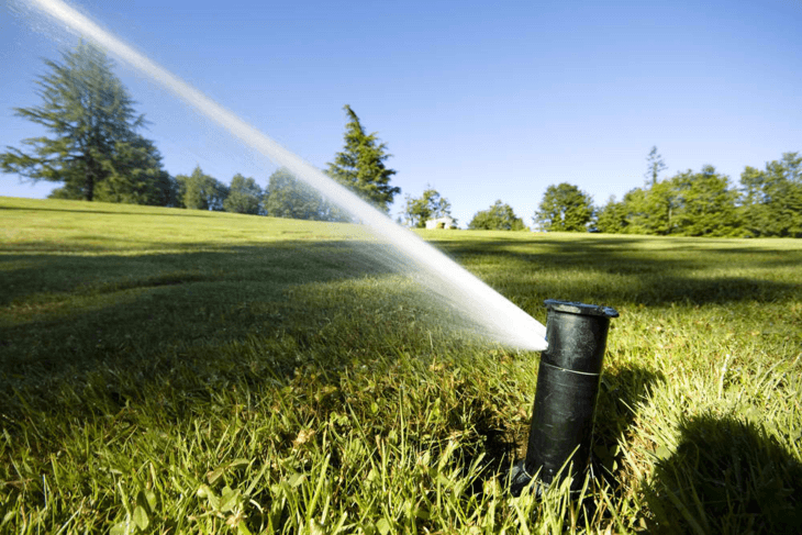 An inground sprinkler system ensures your lawn can get the watering it needs.