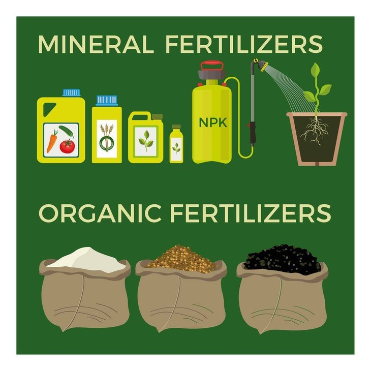 Organic fertilizers usually come in powder forms