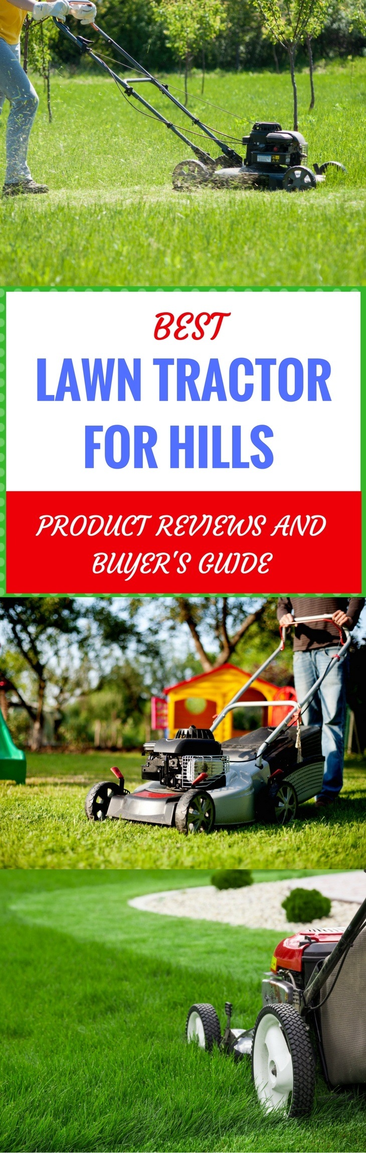 best lawn tractor for hills pin it