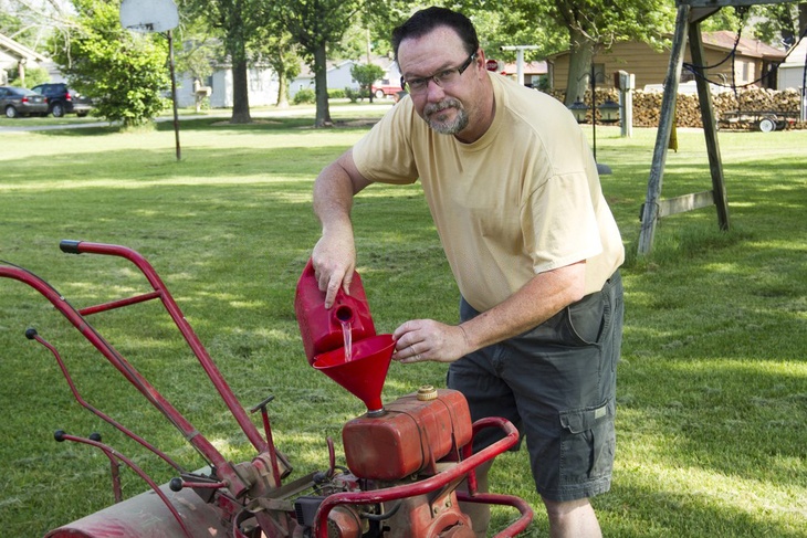 Gas-powered rototillers need regular tune-ups and fueling