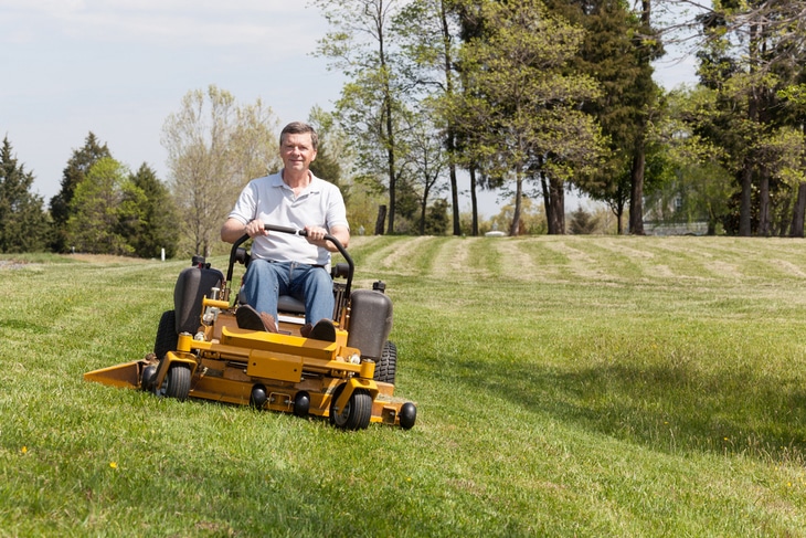 The steering handles of the zero turn mower is less complicated as compared to other mowers