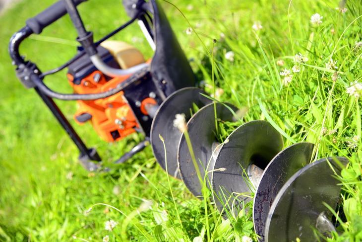 Earth augers help you dig holes for planting easier and faster around your garden