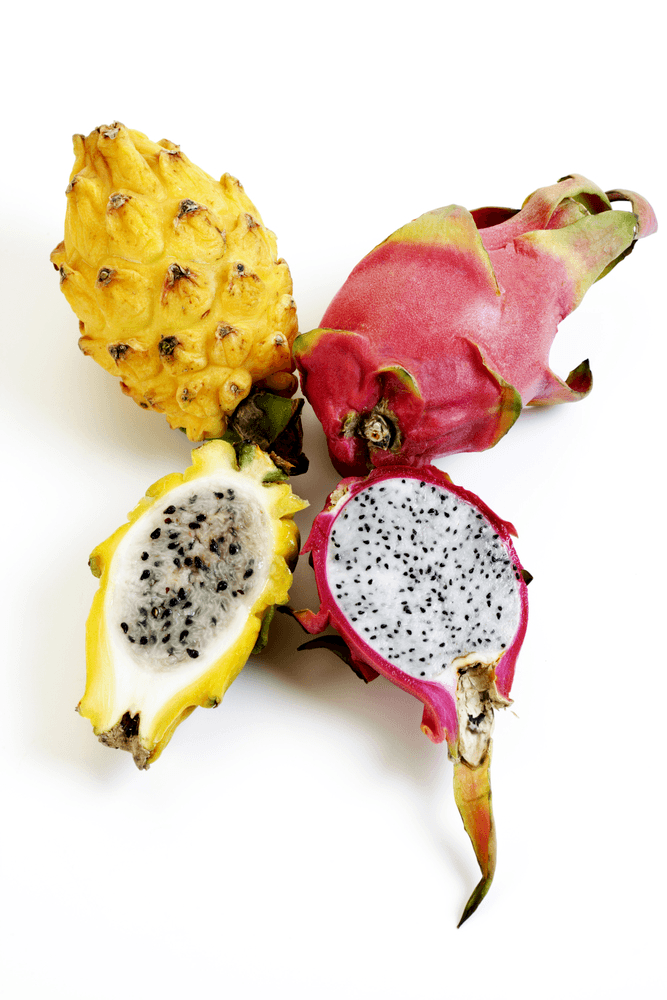 Pitaya Roja and Pitaya Amarilla are both dragon fruits but with different color and taste