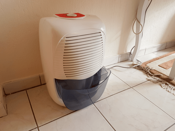 A big humidifier can also be used in the living room and basement area