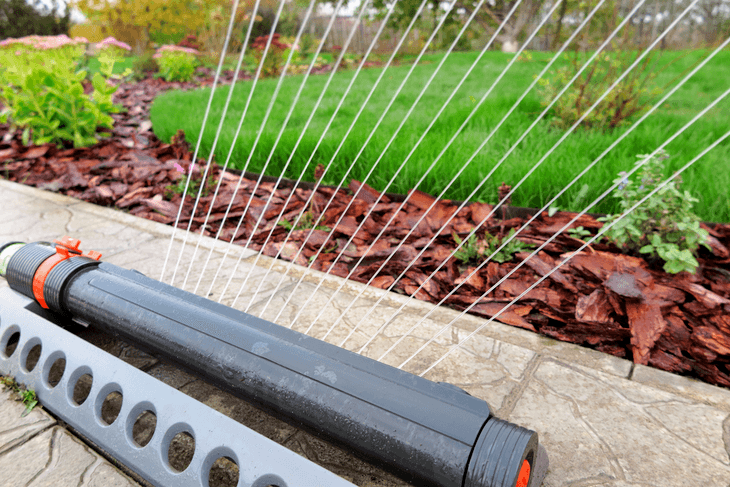 Lawn oscillating sprinklers offer more than just watering the garden