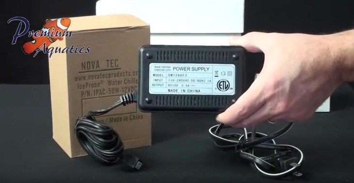 Use only the provided power supply to power the IceProbe chiller