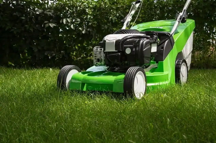 A lawn mower is used to cut grass and maintain the beauty of a lawn 1