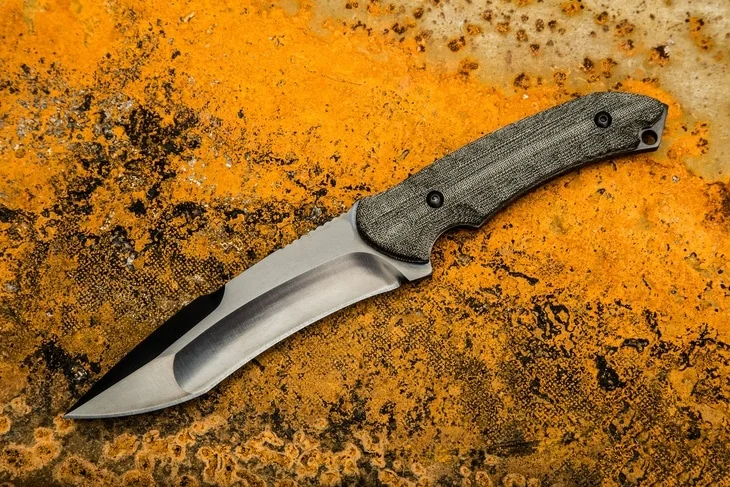 A small knife can be used to scrape the dirt dobber’s nest