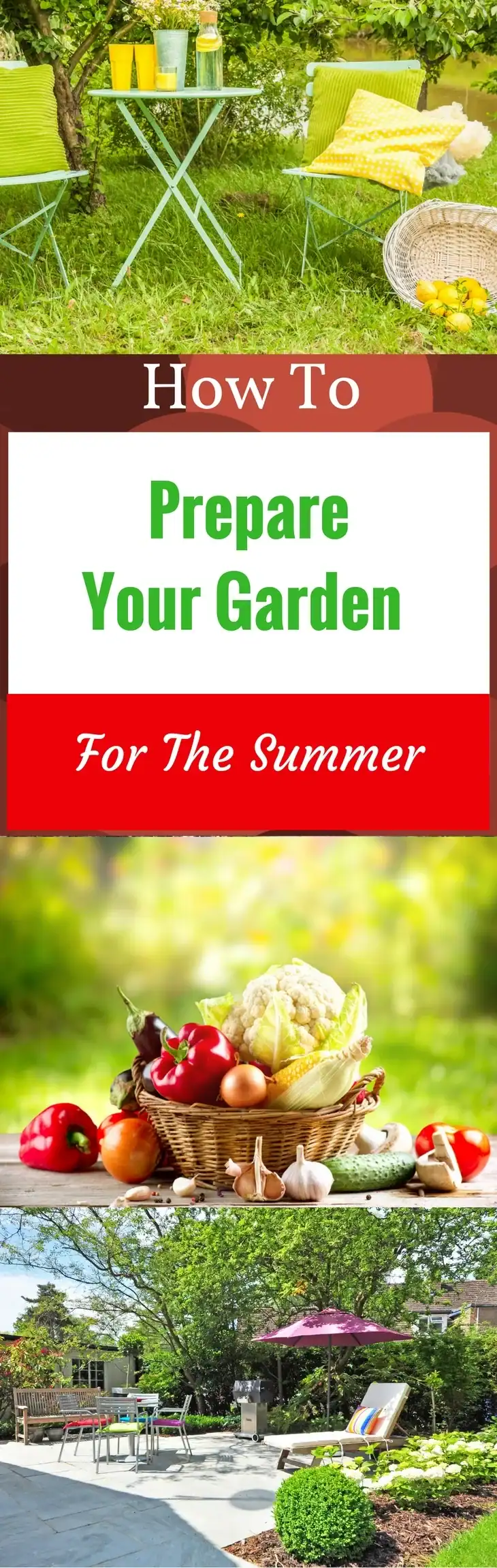 How To Prepare Your Garden For The Summer pin it