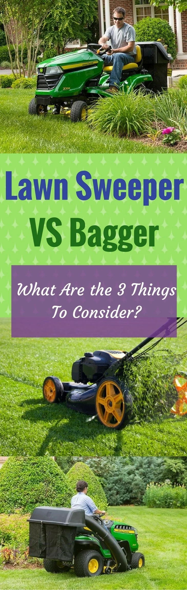 Lawn Sweeper vs Bagger: What Are the 3 Things To Consider?