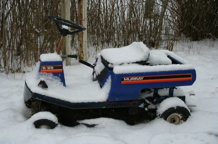 Leaving your lawn mowers outside is just not a good idea