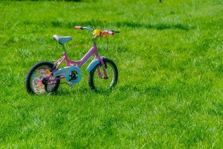 Playing in the grass is much safer