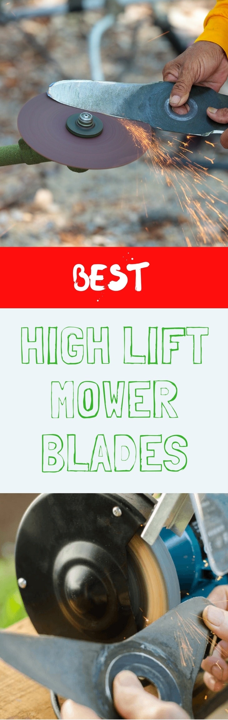 BEST HIGH LIFT MOWER BLADES pin it