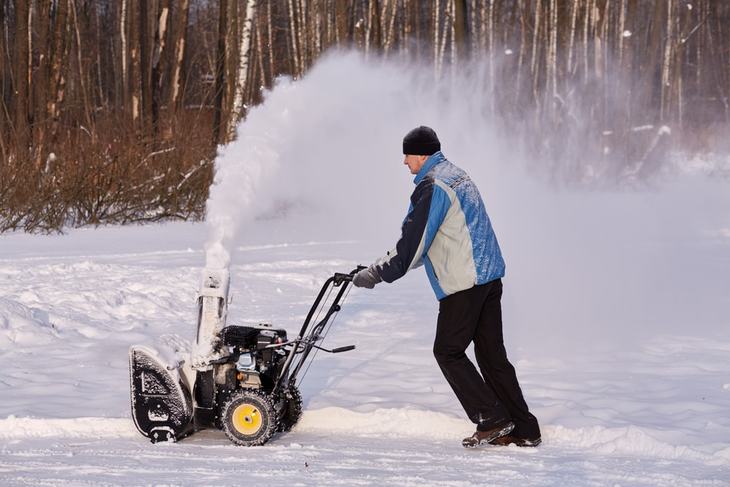 Despite its high power output, a gas snow thrower is harder to operate and maintain.