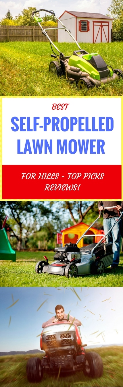 best self-propelled lawn mowers pin it