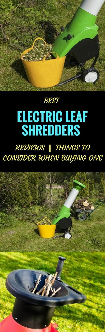 best electric leaf shredders pin it